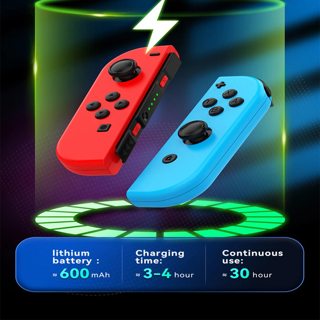 For Nintendo Switch Joy Con Controller Left + Right Wireless Pair Gamepad Joypad