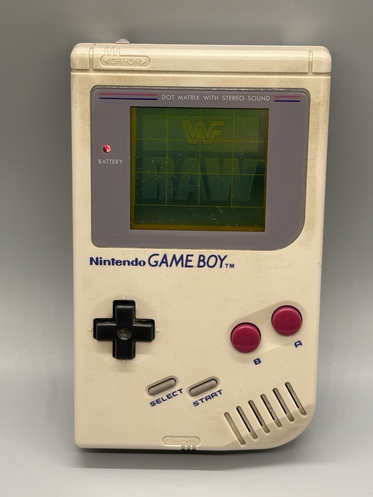 Nintendo Game Boy DMG-01 Original Gray Console Handheld Tested Working *READ