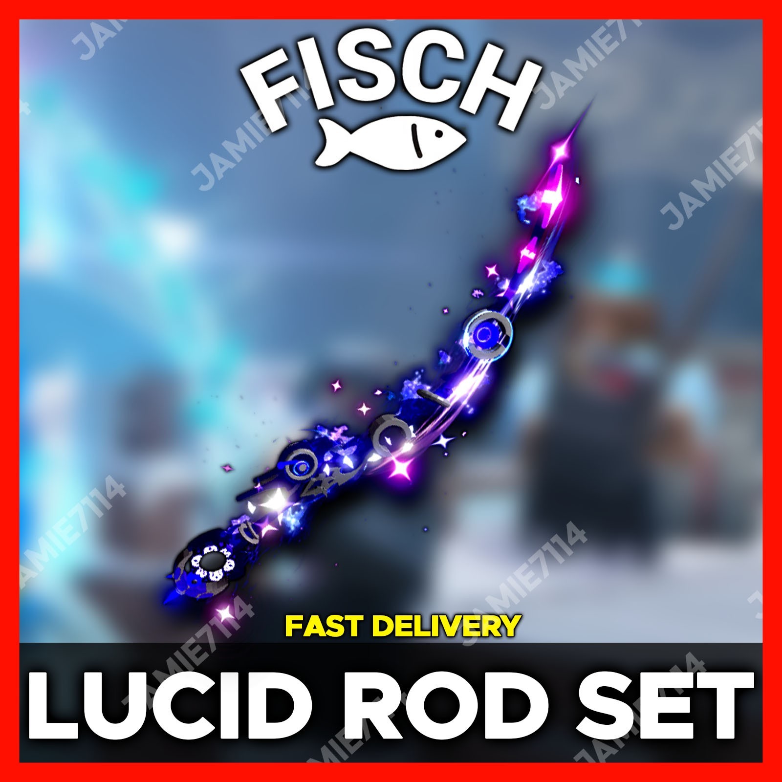 FISCH 🐟 Lucid Rod Set‼️CHEAP & FAST SERVICE ‼️