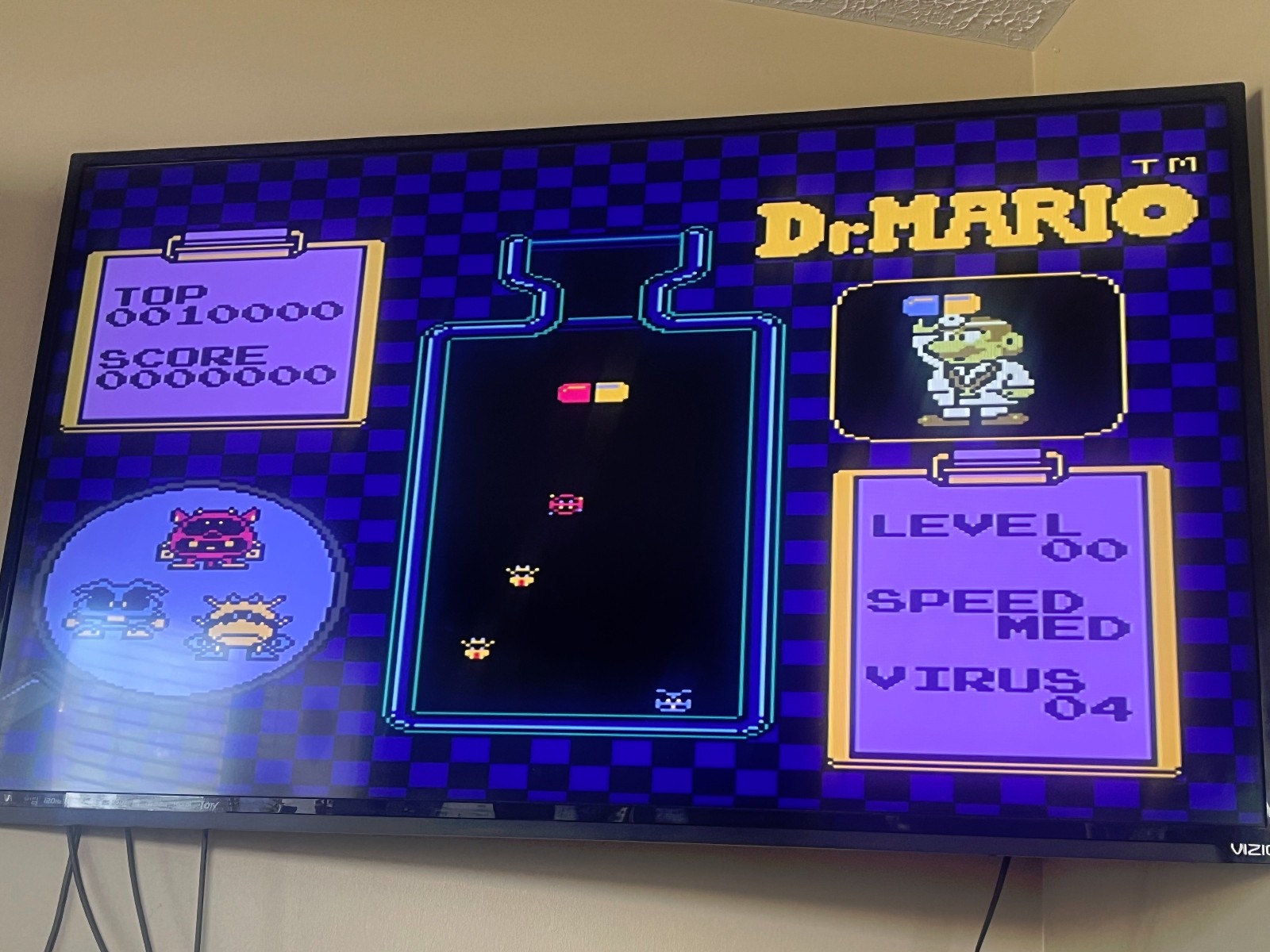 Dr. Mario (Nintendo Entertainment System 1990) — DR MARIO for NES