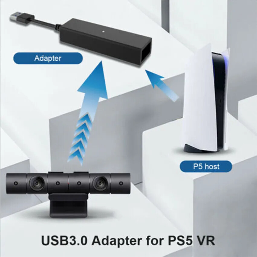Adapter for Sony PlayStation 5 PSVR Camera PS5 PS4 VR connector USB3.0 US Stock