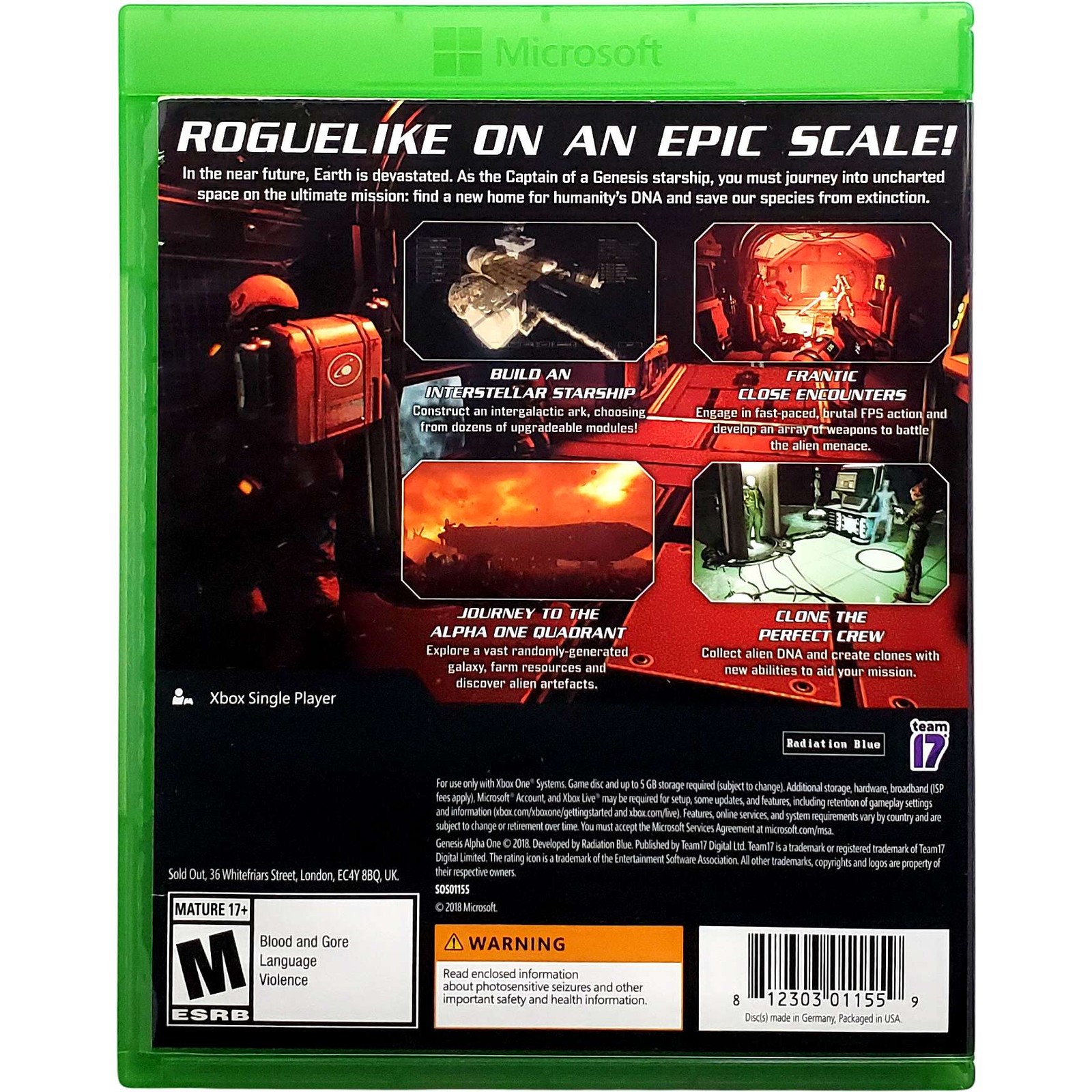 Genesis Alpha One – Microsoft Xbox One Tested 1Y Guarantee