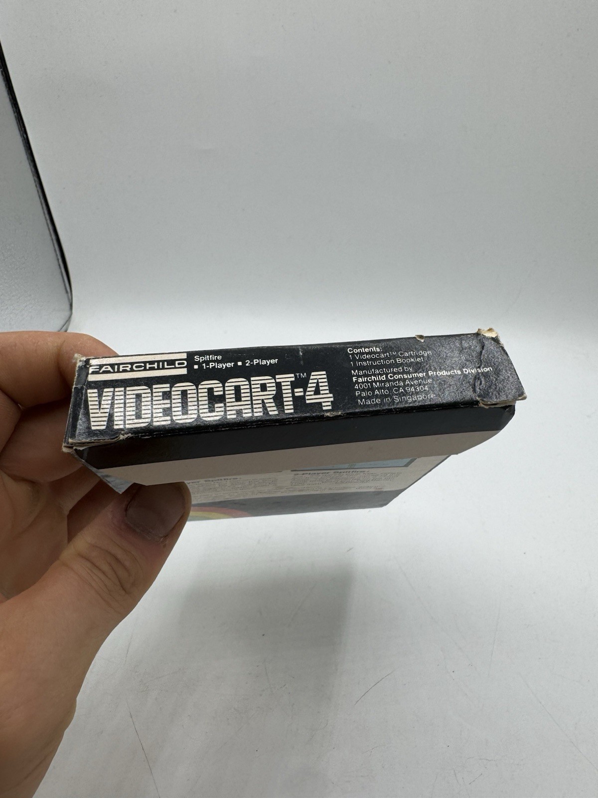 Fairchild Channel F Videocart #4 – Spitfire – CIB Tested Working
