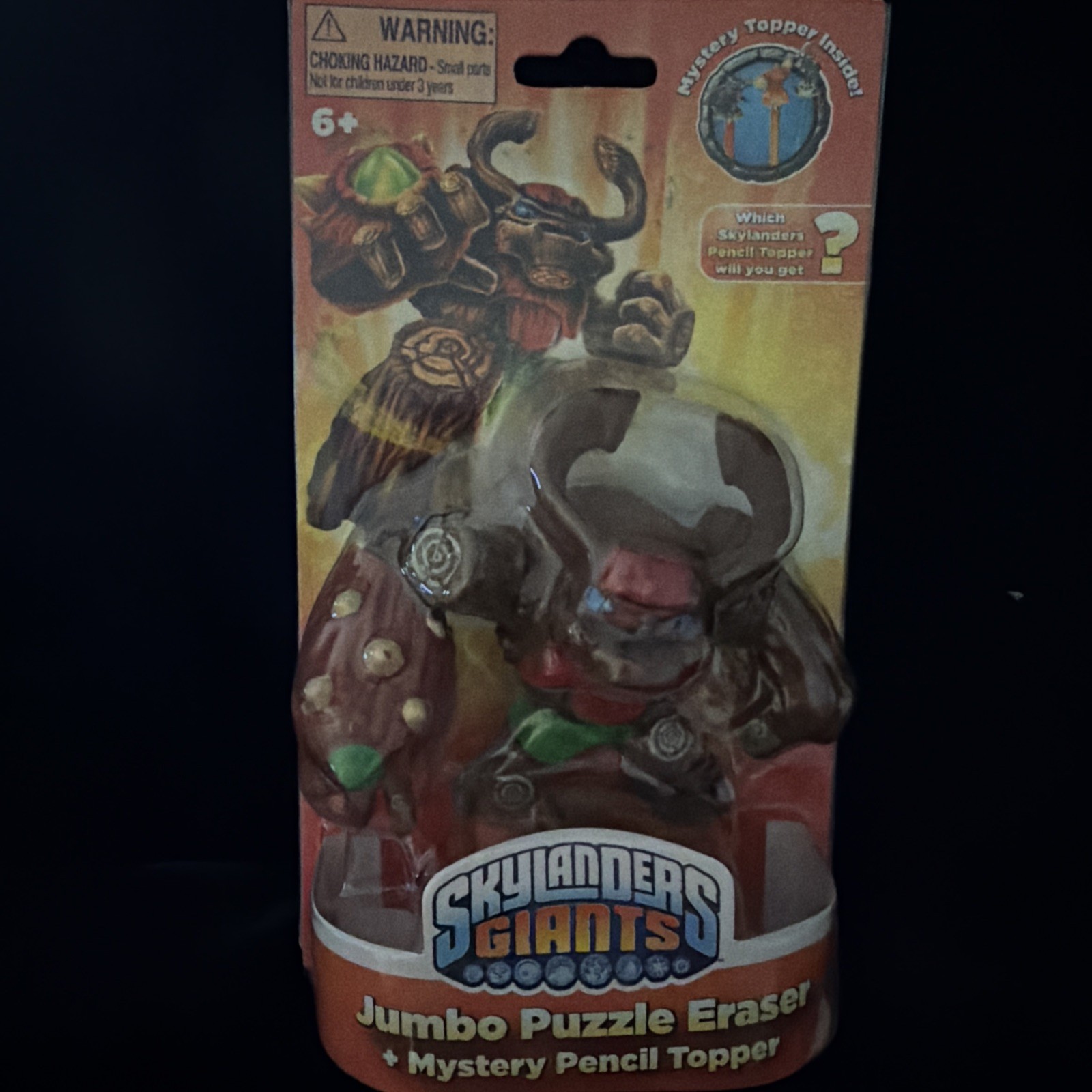 Skylanders Giants Jumbo Pencil Eraser Tree Rex with Mystery Topper New