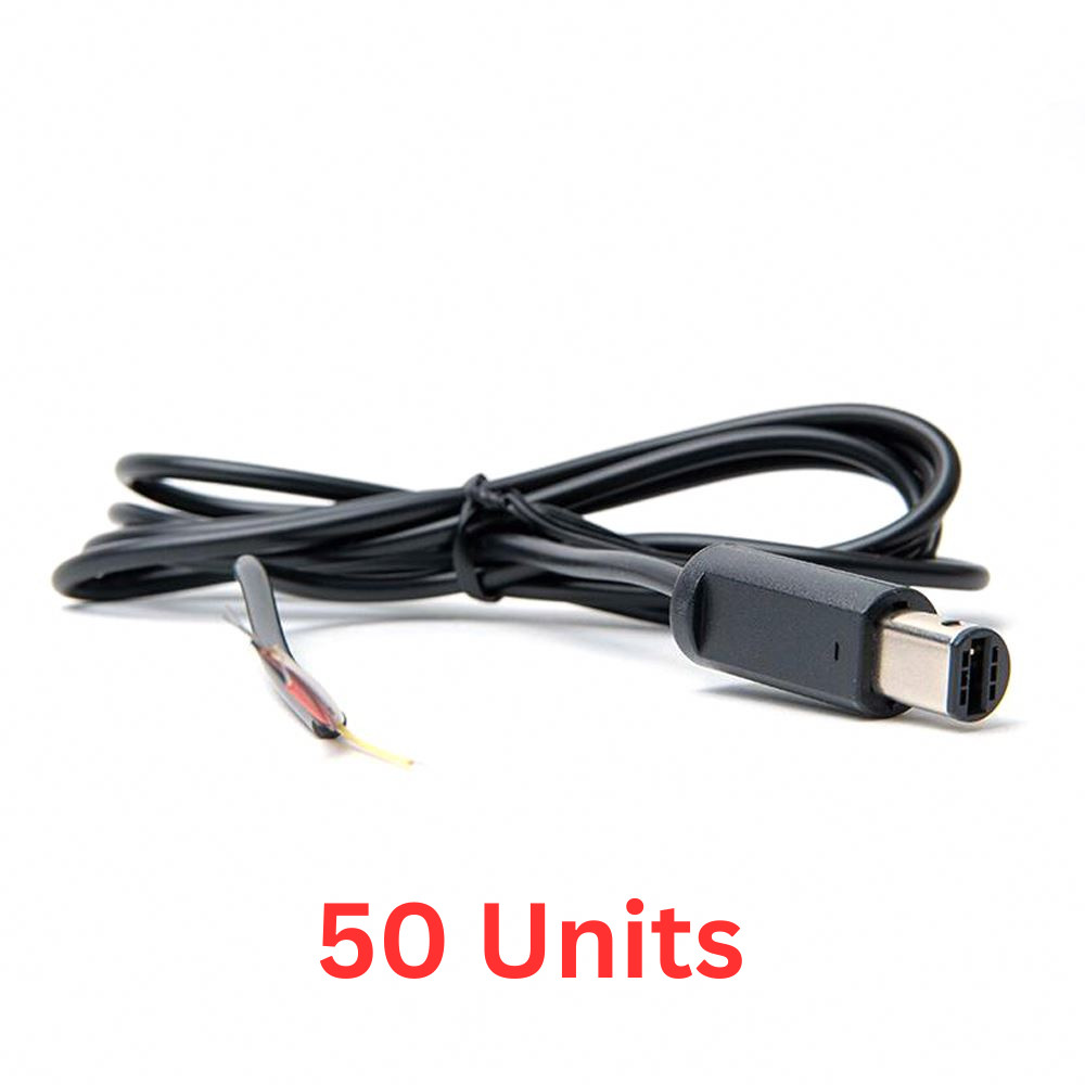 Bulk Lot of 50 Replacement Black Cords for Nintendo GameCube Controllers NEW