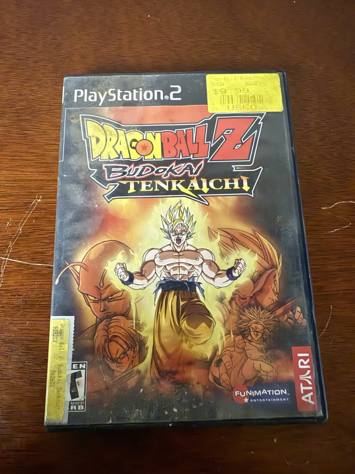 Dragon Ball Z Budokai Tenkaichi PS2 NO MANUAL Tested Working