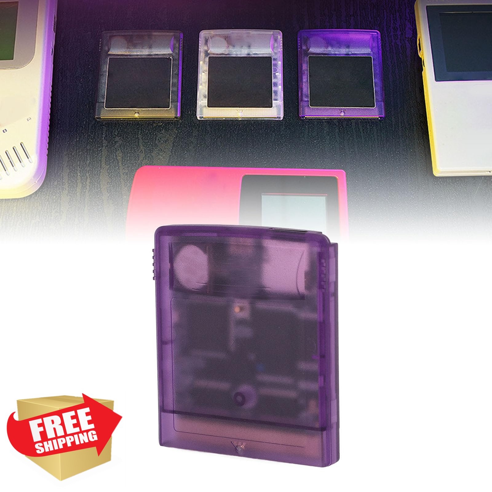 Gugxiom Flash Card Adapter for GB GBC GBA SP, 1000 in 1 Game Cartridge Card B…