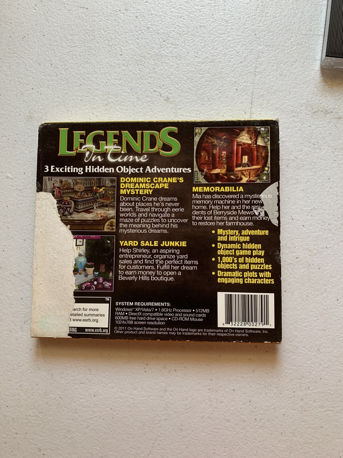 Legends In Time 3 Pack Hidden Object PC Games