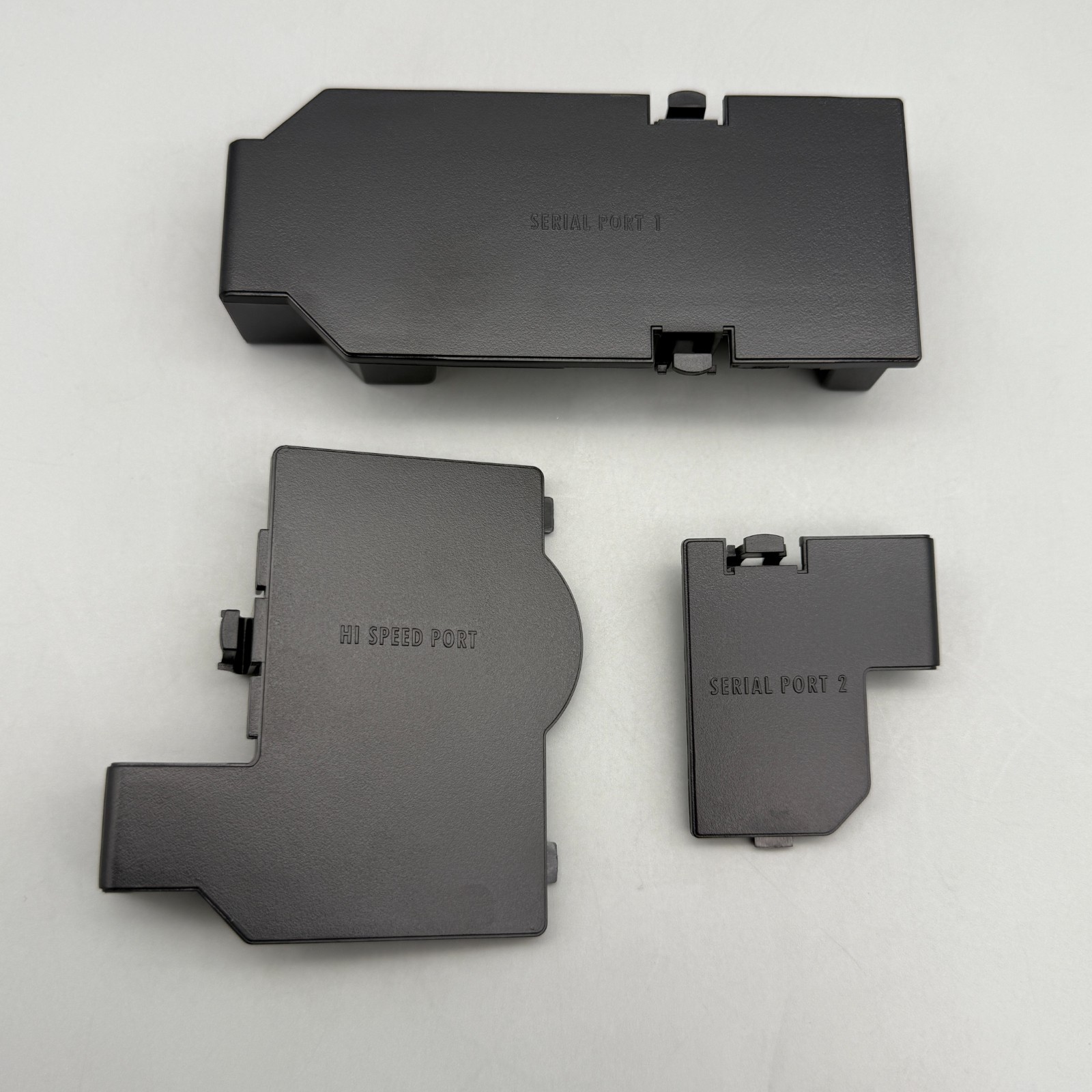 Nintendo GameCube Console Replacement Port Door Covers Indigo Black & Platinum