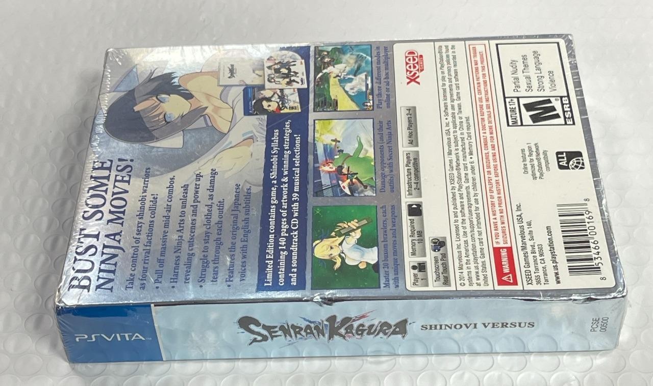 SENRAN KAGURA SHINOVI VERSUS: LET’S GET PHYSICAL EDITION (PSVITA) BRAND NEW.
