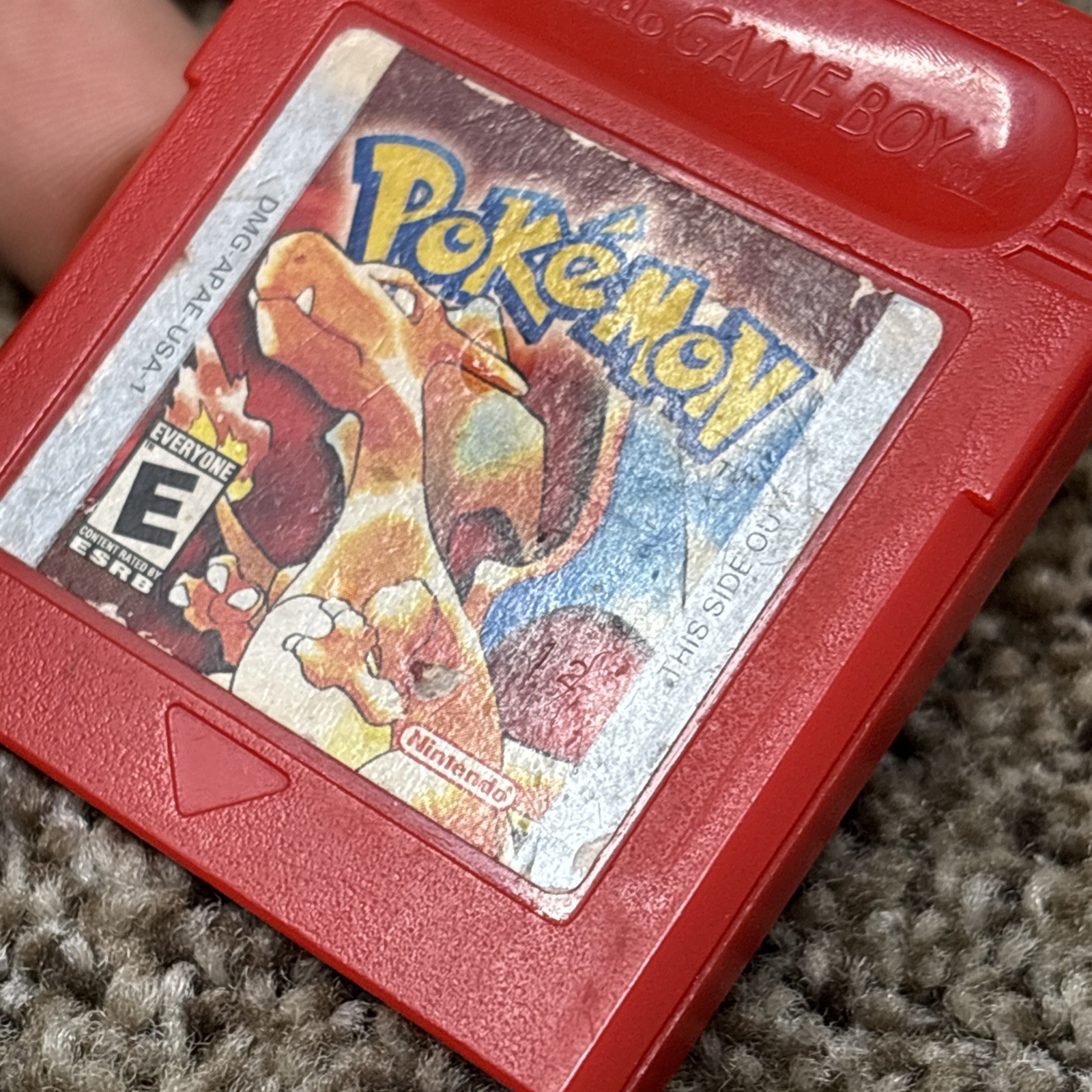 Pokemon Blue Red Yellow Gameboy Game Boy Authentic NEW BATTERY