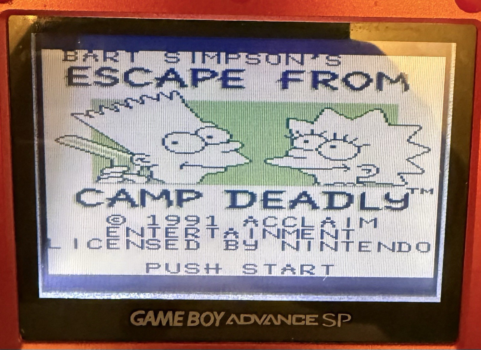 Krusty’s Fun House & Bart Simpson’s Escape from Camp Deadly – Game Boy – RARE!!!