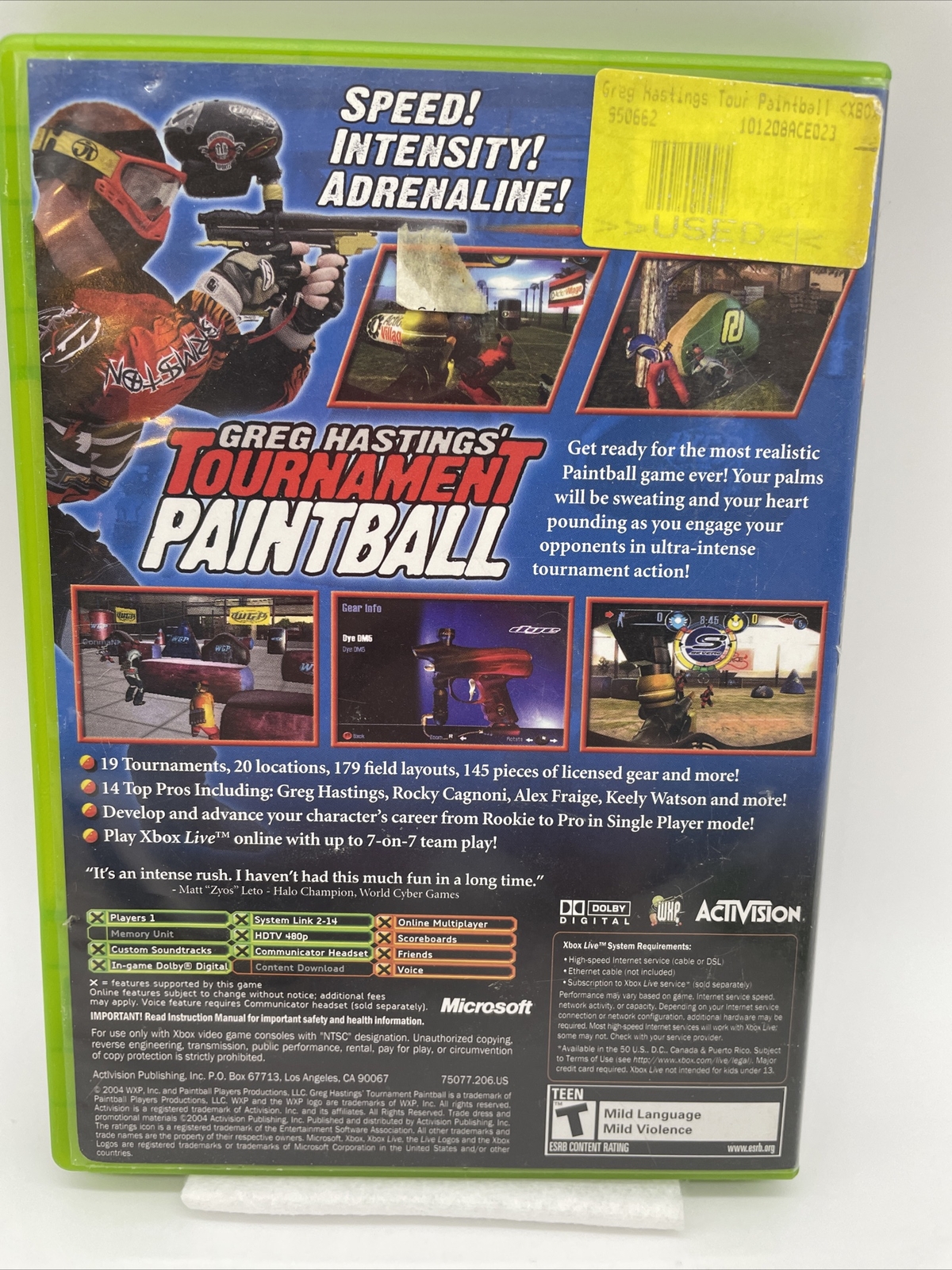 XBox Sports Games Lot: NBA 2k18,FIFA World Cup Germany 2006, Hastings Paintball
