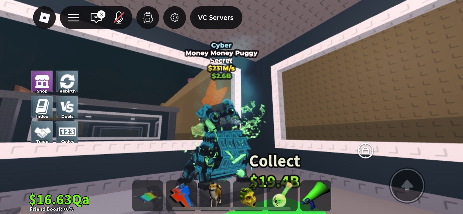 Cyber Money Money Puggy 💎 VERY RARE💎 ✅ Steal a Brainrot🔥ROBLOX