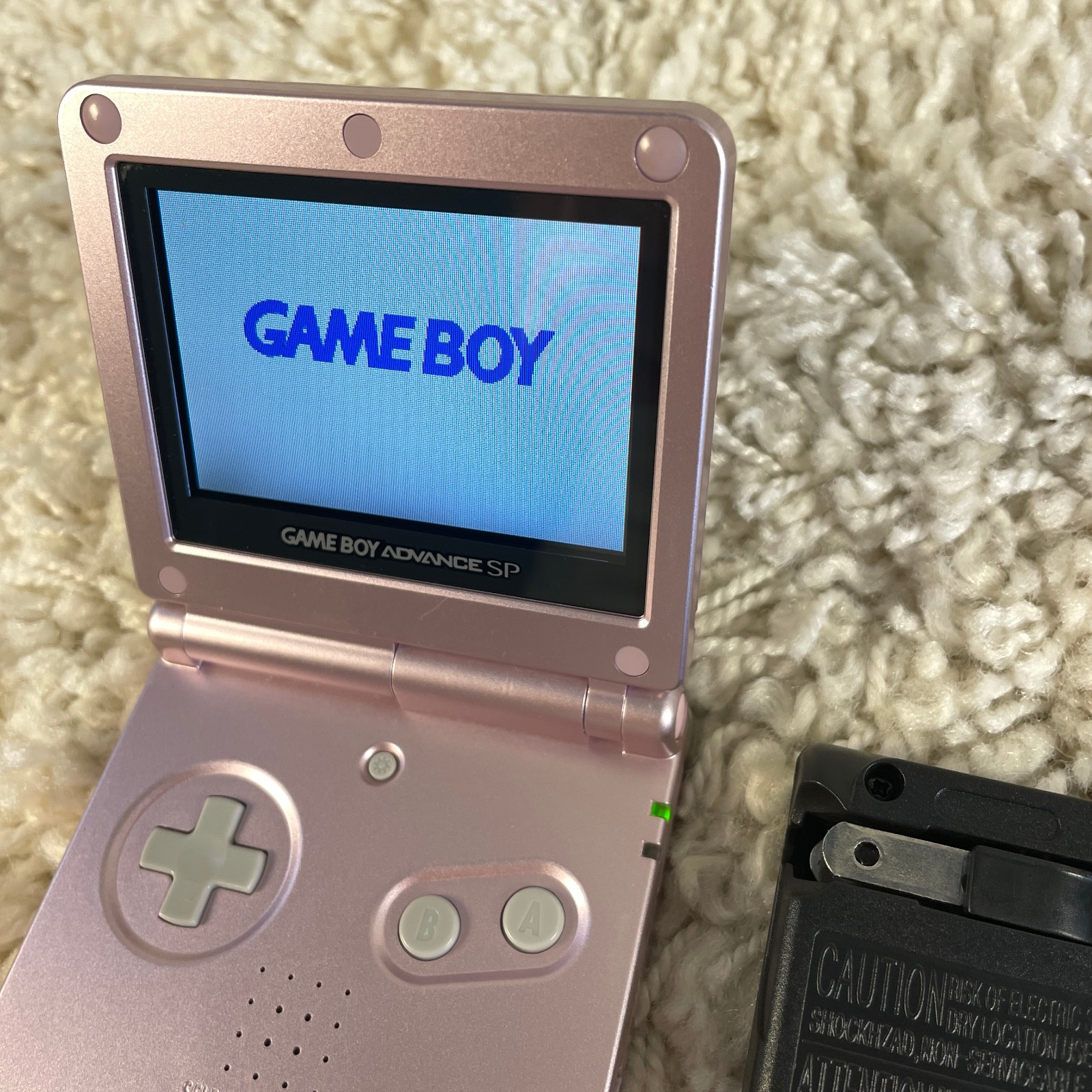 Nintendo Gameboy Advance GBA SP Handheld System Pearl Pink Model AGS-101 Tested