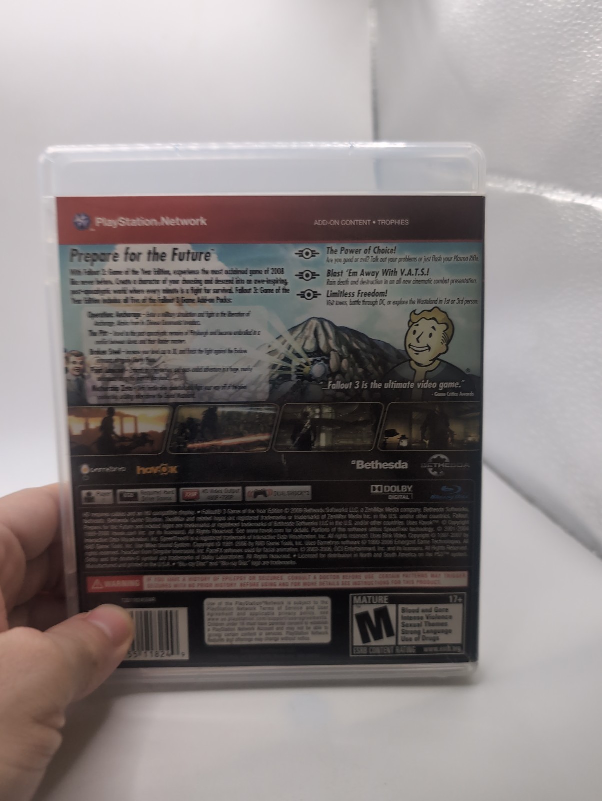 Fallout 3 Game Of The Year Edition PlayStation 3 PS3 Complete in Box