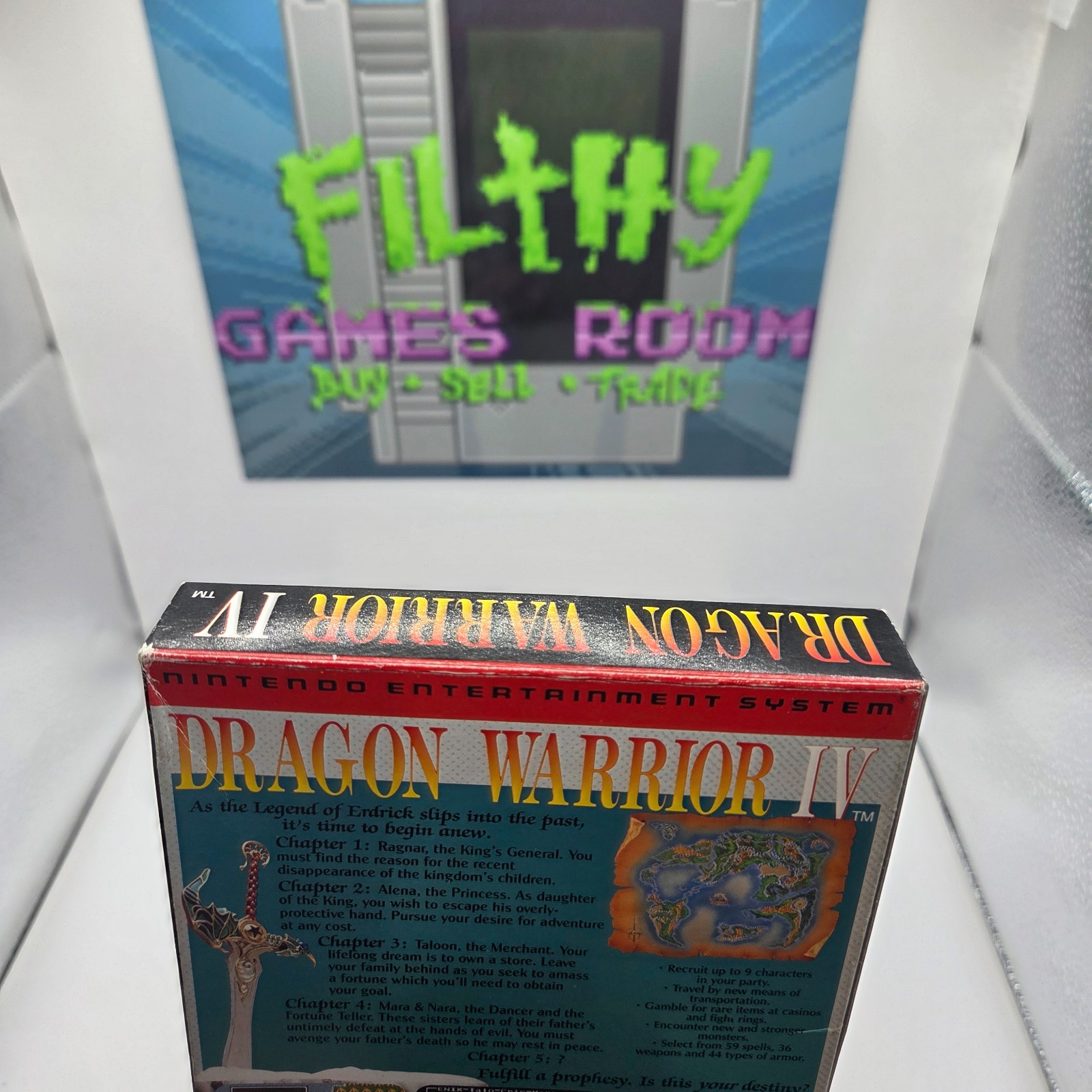 Dragon Warrior IV (NES) BOX ONLY