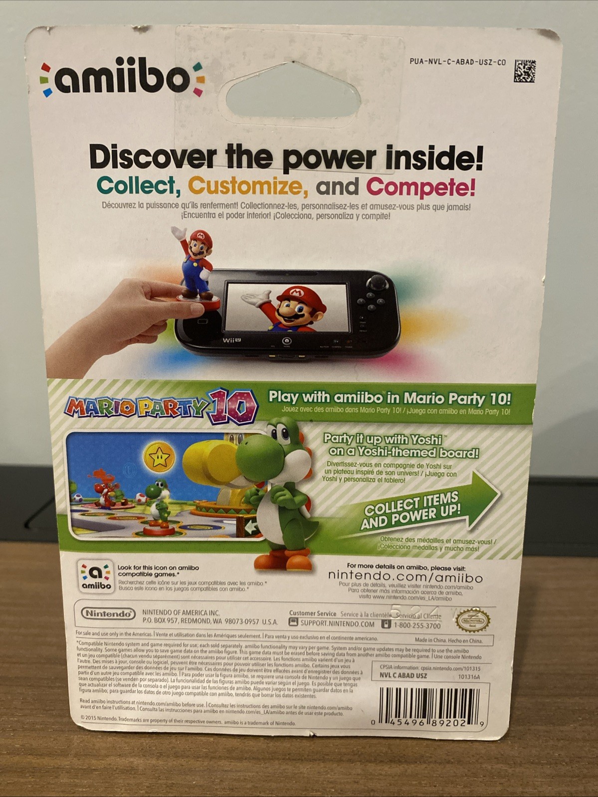 Nintendi YOSHI amiibo Super Mario Bros – New/Sealed