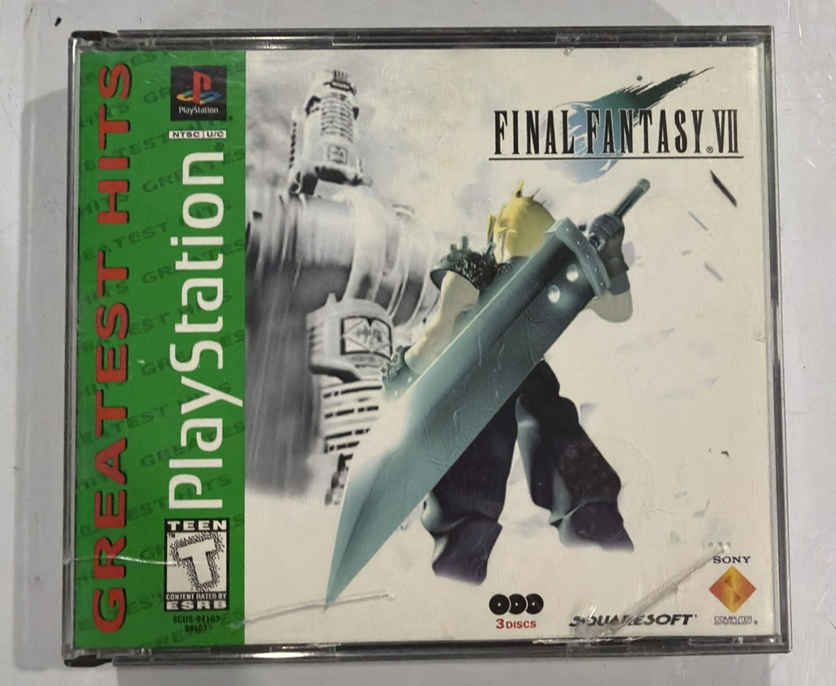 Final Fantasy VII Greatest Hits PS1 Role Playing Game NTSC-U/C 1997