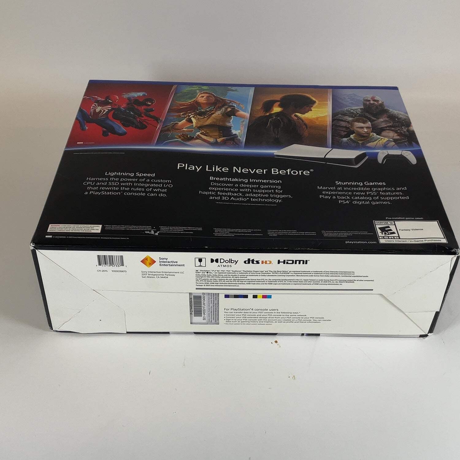 New Sony PlayStation 5 Slim Digital PS5 825GB White Console Gaming