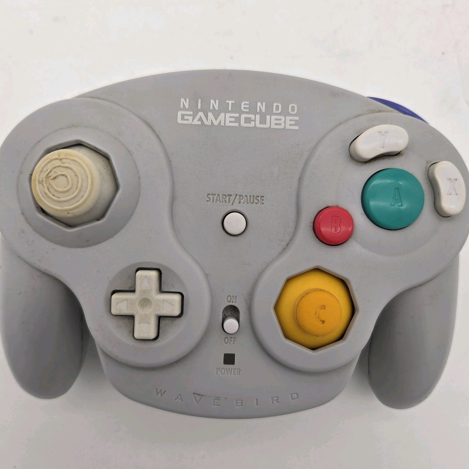 Nintendo Gamecube GC Wavebird Controller Gray NO DONGLE Lot Of 2 – Tested