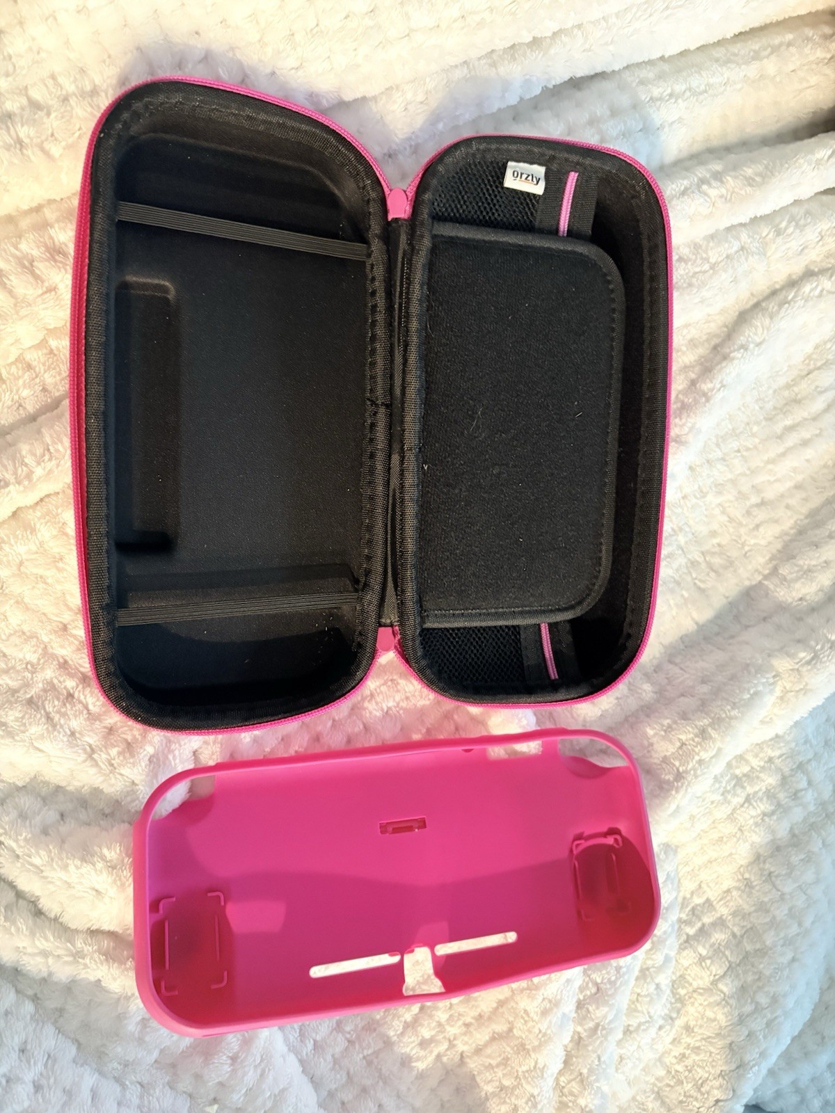 New Without Packaging Nintendo Switch Lite Hot Pink Case Only 2 Cases