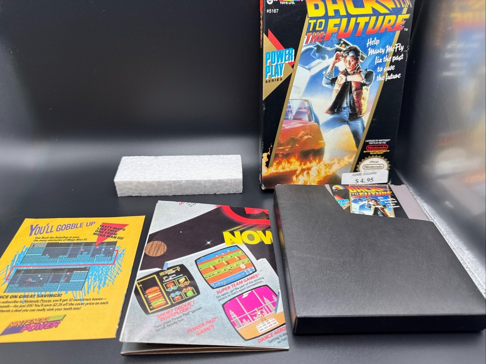 NES Back to the Future Game in Original Box MISSING MANUAL (1989) Nintendo