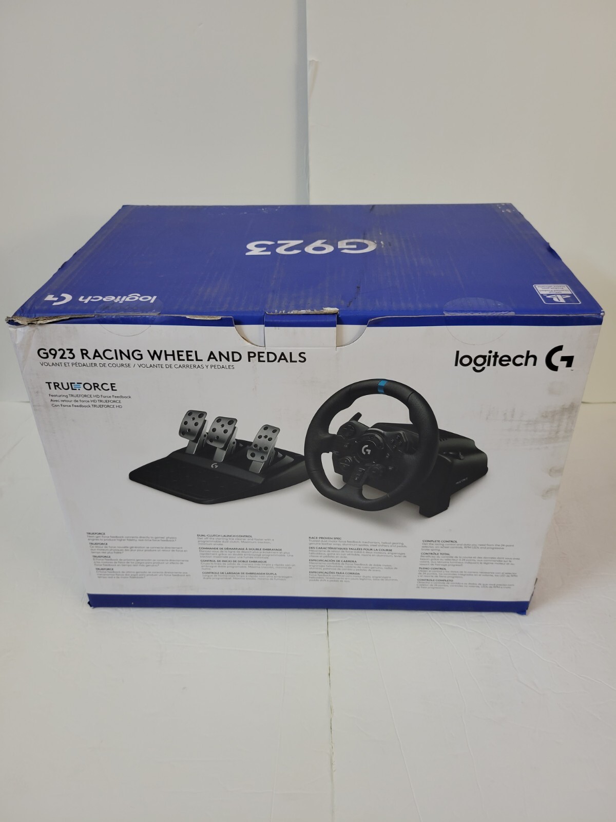 Logitech G923 PS5 941-000147 Racing Wheel and Pedals for PS5, PS4 and PC