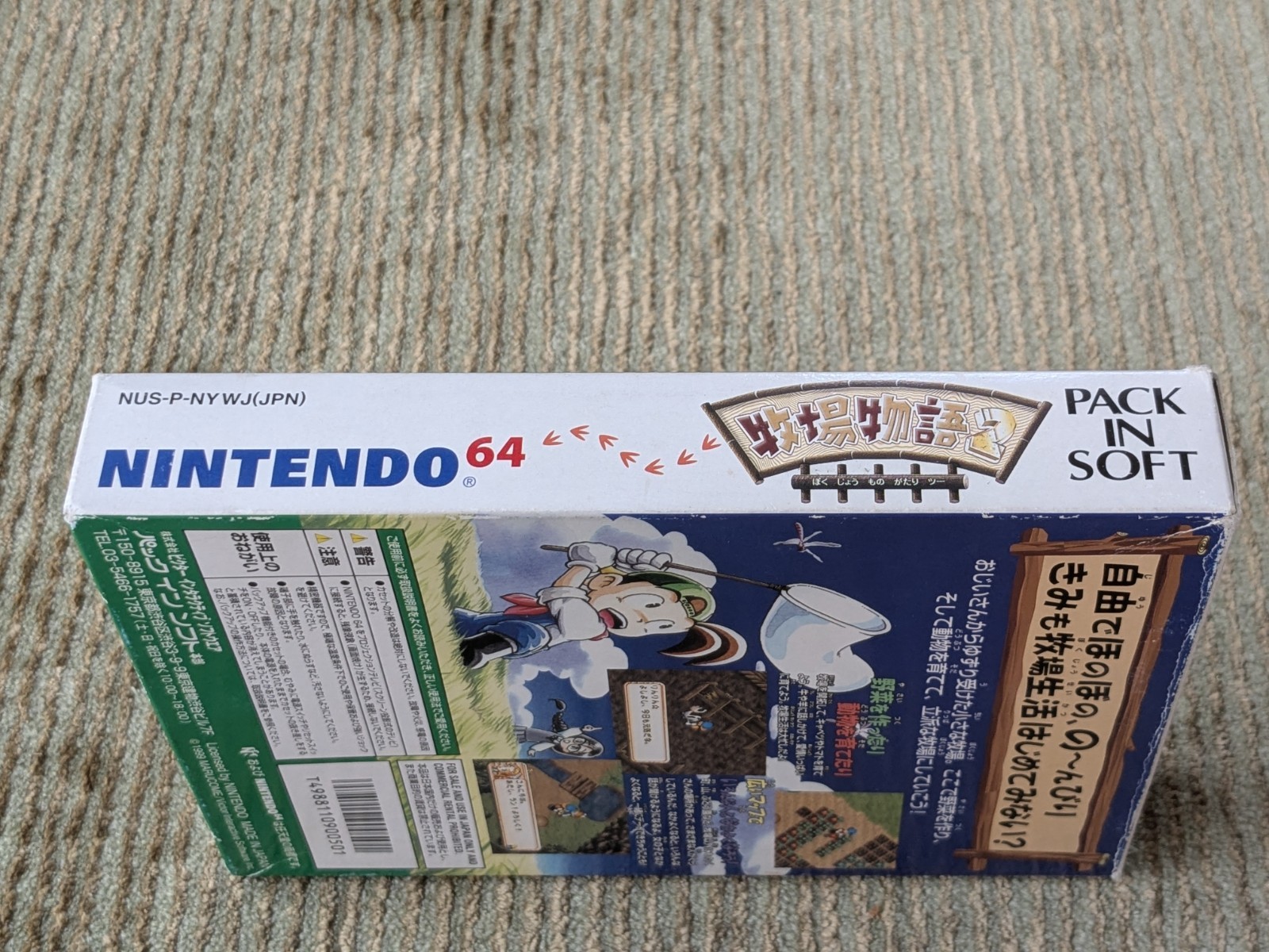 Harvest Moon 2 Bokujou Monogatari Japanese Nintendo 64 N64 Complete US SELLER