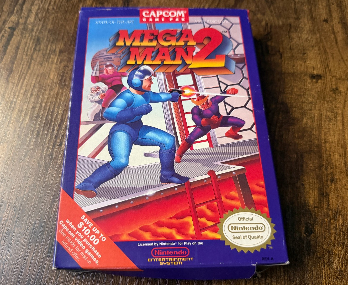original Mega Man 2 complete in box nintendo nes megaman ii game