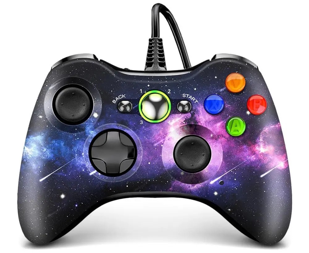 Wired Controller USB For PC Compatible With Xbox 360 / Windows 7 8 10 11 Gamepad