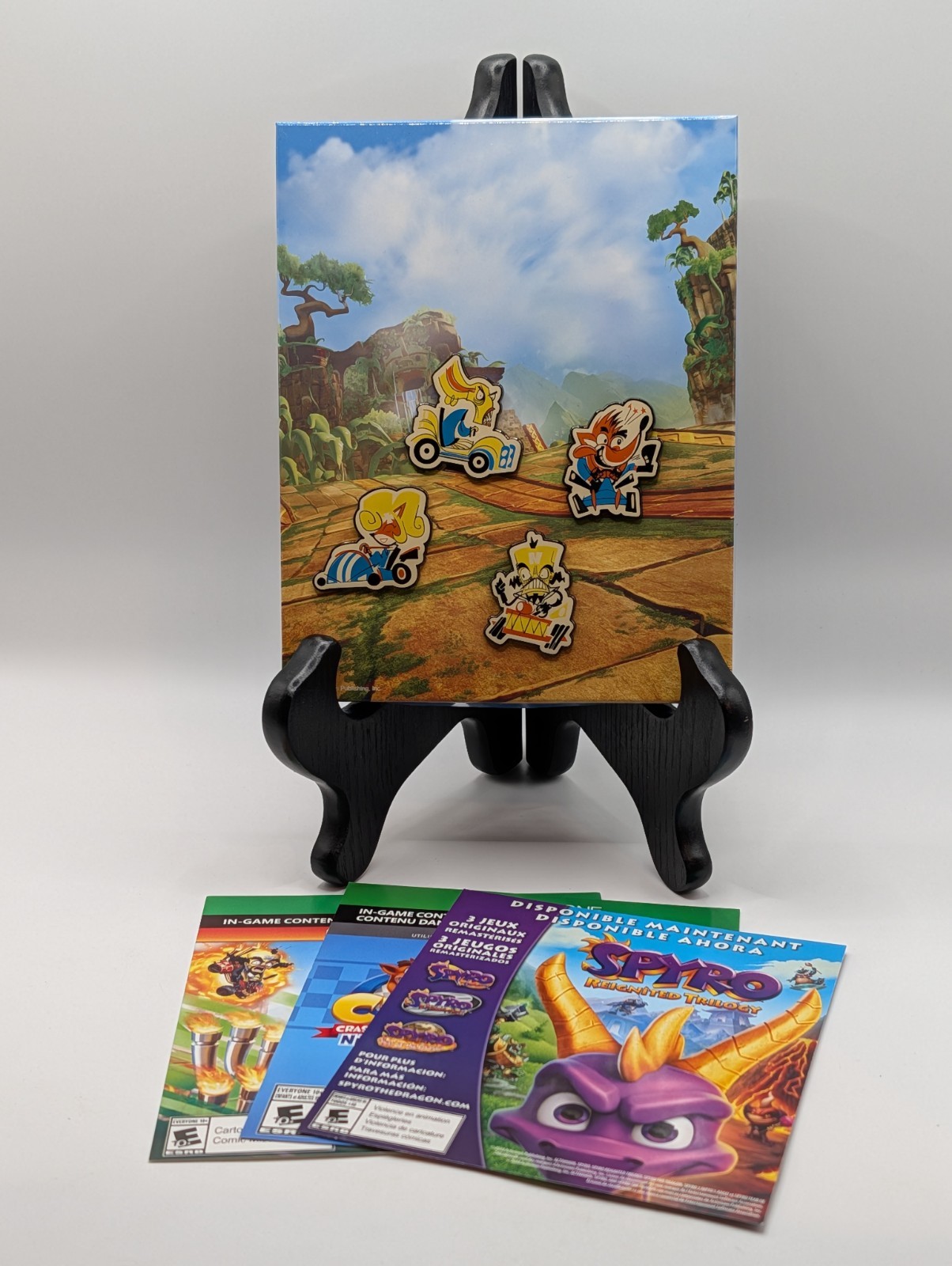 CTR Crash Team Racing Nitro Fueled Nitros Oxide And Pin Bundle Microsoft XboxOne