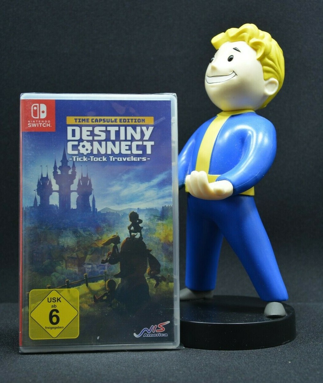 Nintendo Switch Game Destiny Connect Tick-Tock Travelers Time Capsule OVP NEW