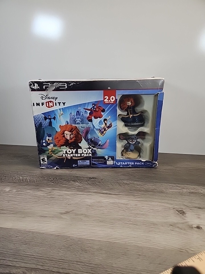 PS3 Disney Infinity Toy Box Starter Pack 2.0 Edition Merida & Stitch NEW IN PACK