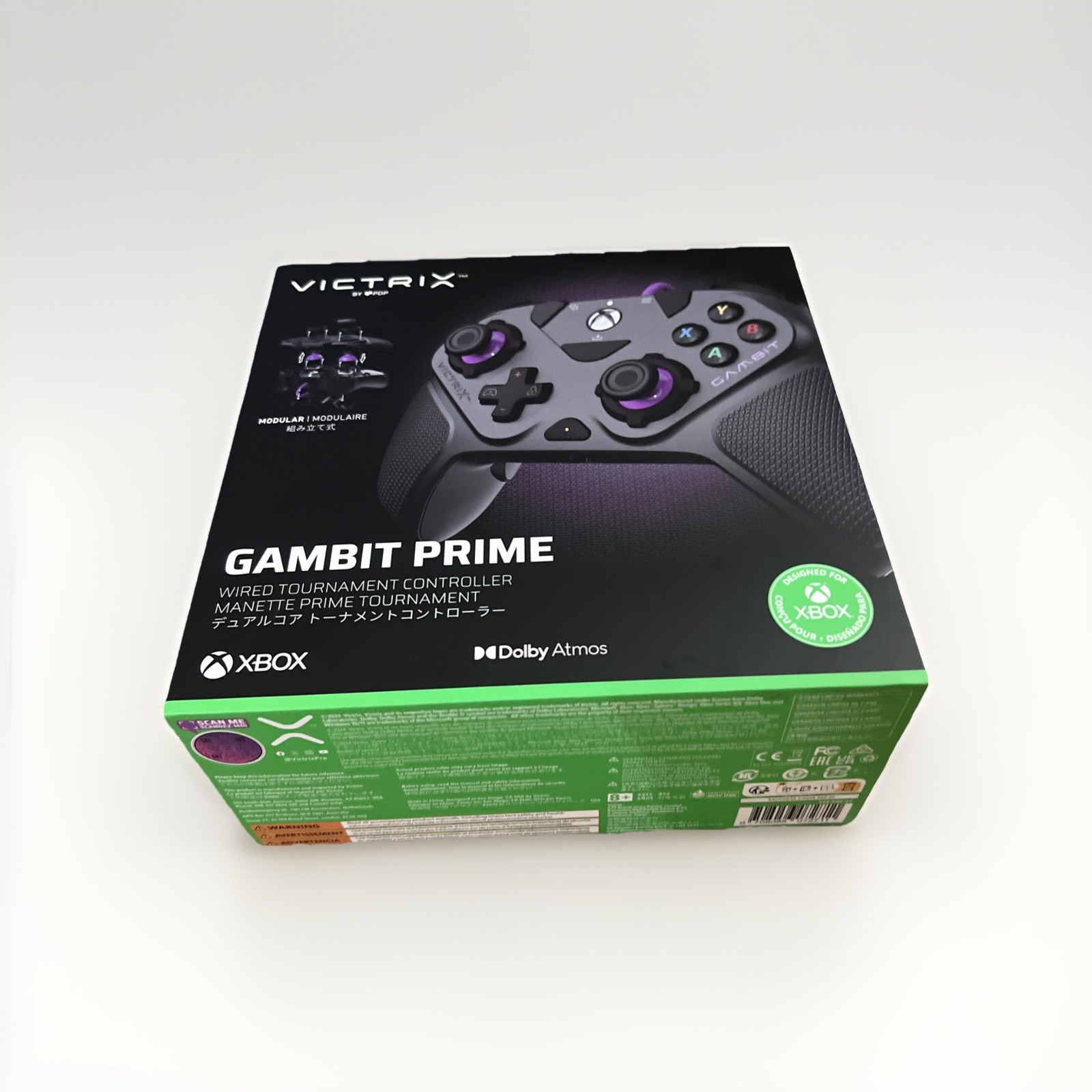 PDP Victrix Gambit Prime Wired Tournament Controller for Xbox Series X|S, New