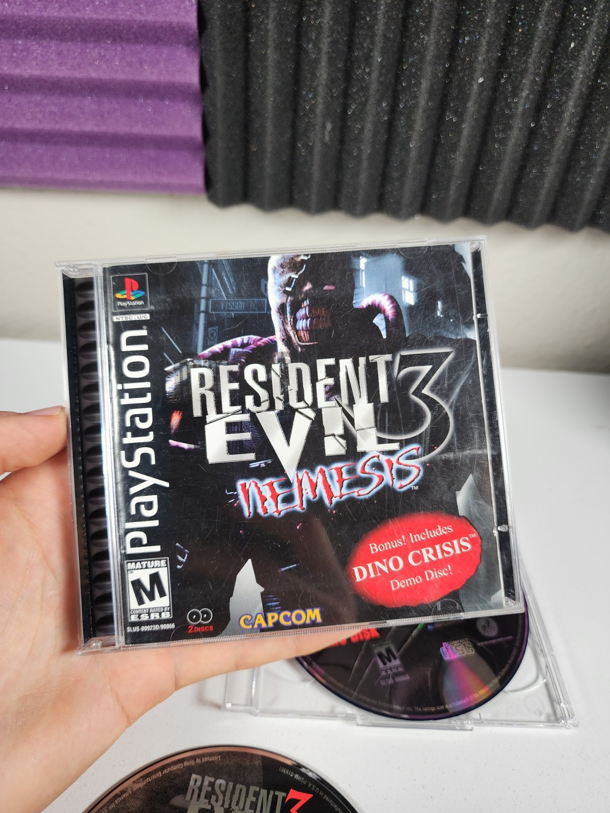 RESIDENT EVIL 3 NEMESIS – Playstation 1 PS1 GAME w/ DEMO & Reg Card – *TESTED*
