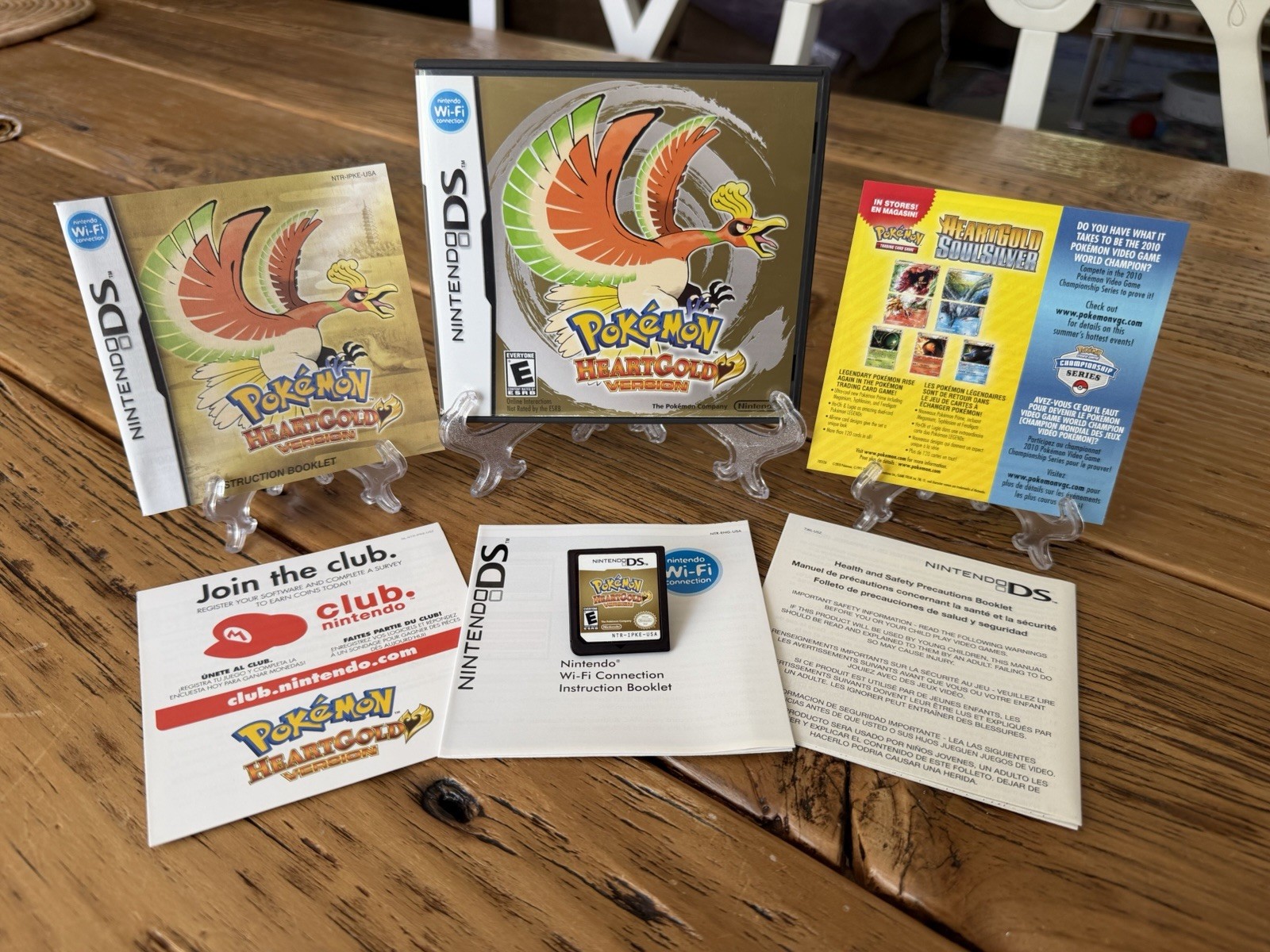 Pokemon HeartGold – Nintendo DS Complete in Box with Manuals- Verified Authentic