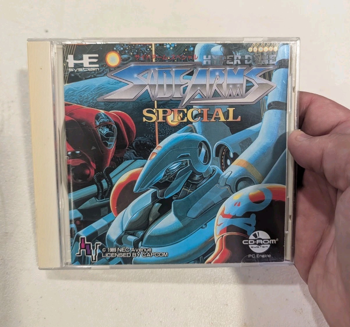 NEC PC ENGINE CD-ROM SIDE ARMS SPECIAL Japanese HACD9002 US Seller