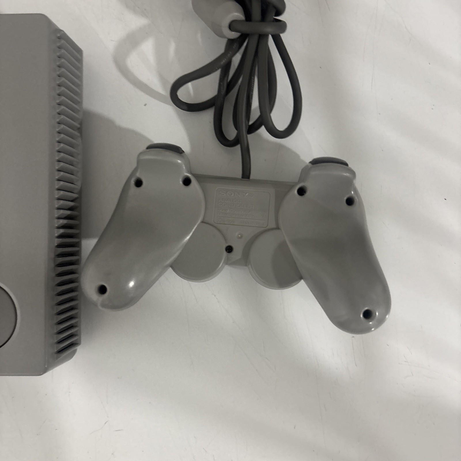 Sony PlayStation 1 Console Wired RCA RF Cables Not Tested