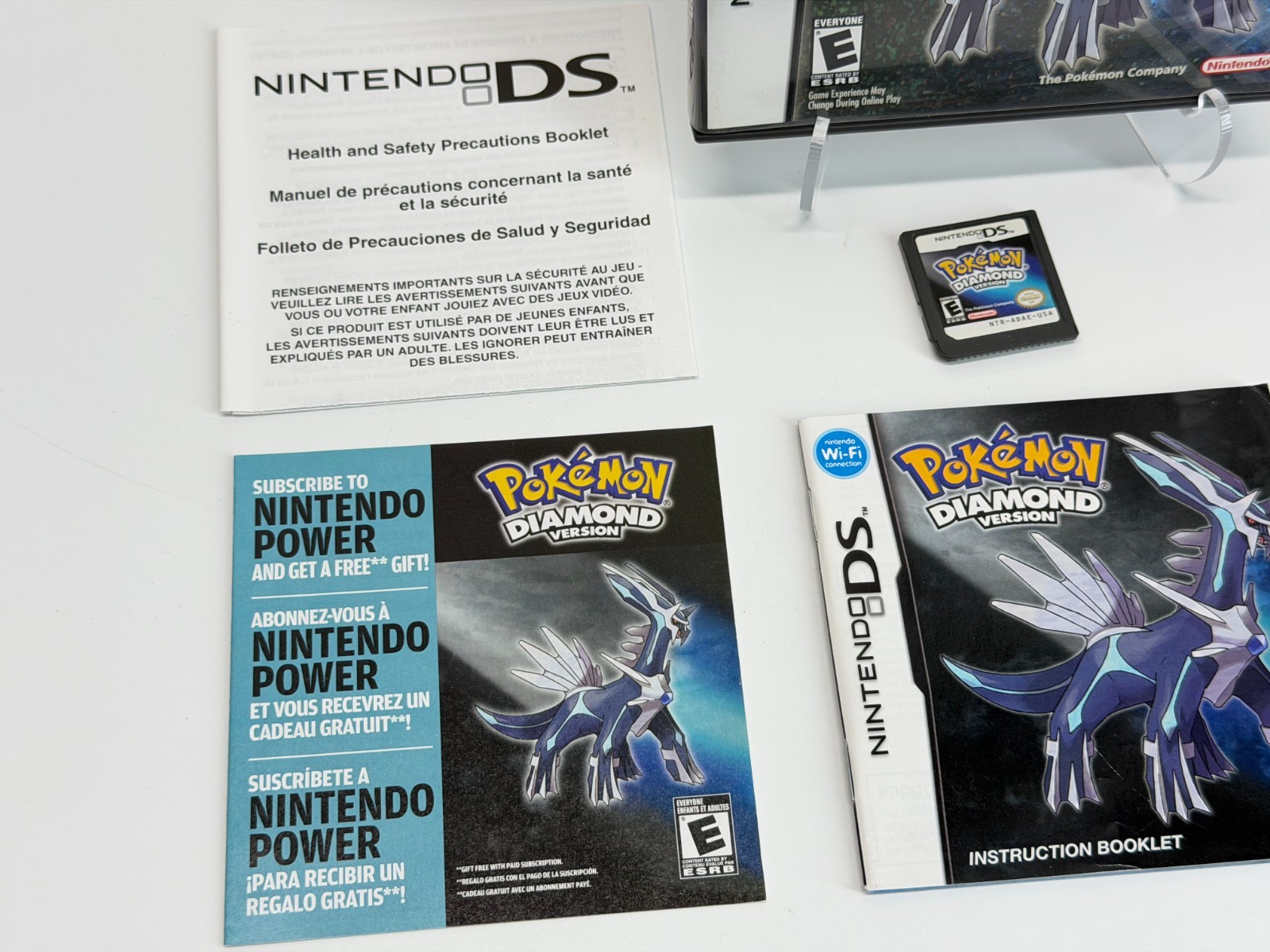 Pokemon Diamond Version (Nintendo DS) Complete w/ Inserts & Original Receipt