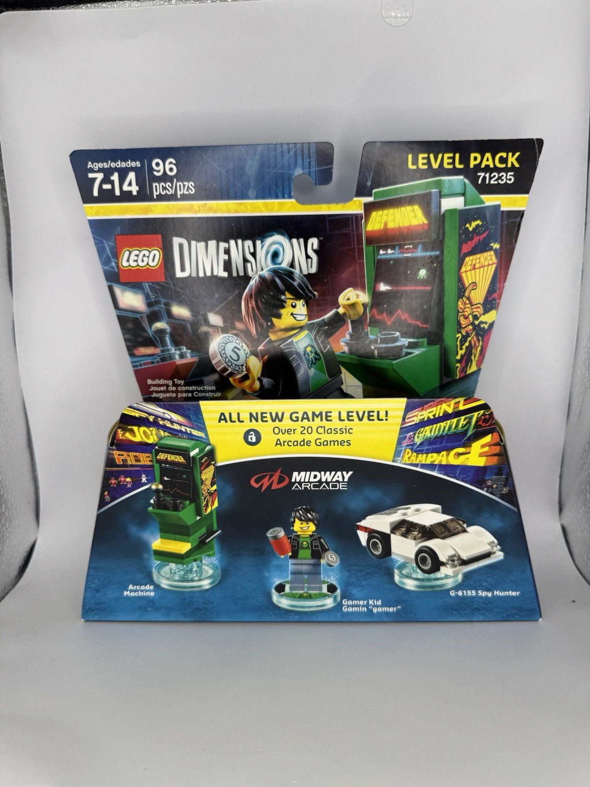 LEGO Dimensions MIDWAY RETRO GAMER Level Pack (71235) New Sealed Box