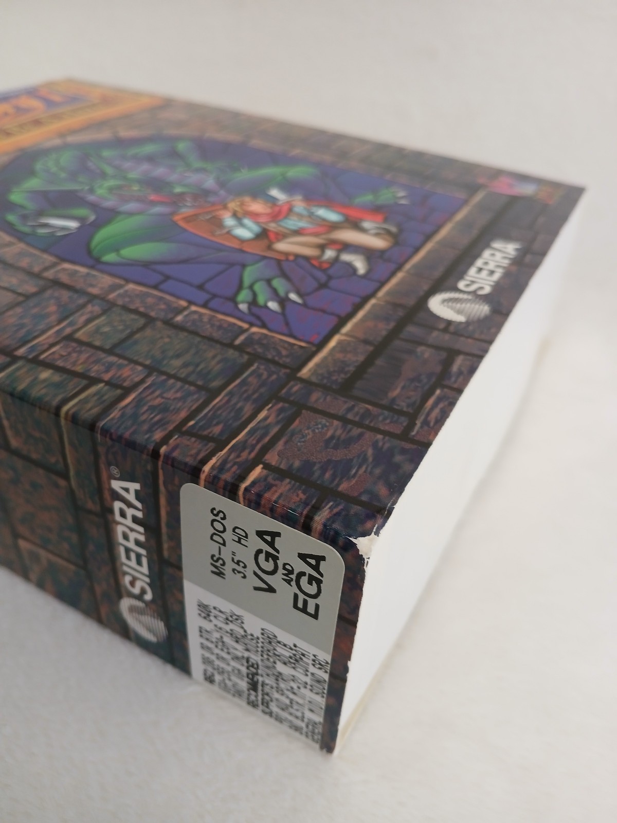 Vintage 1992 Sierra Quest for Glory 1 PC Big Box 3.5 disks + RARE Strategy Guide