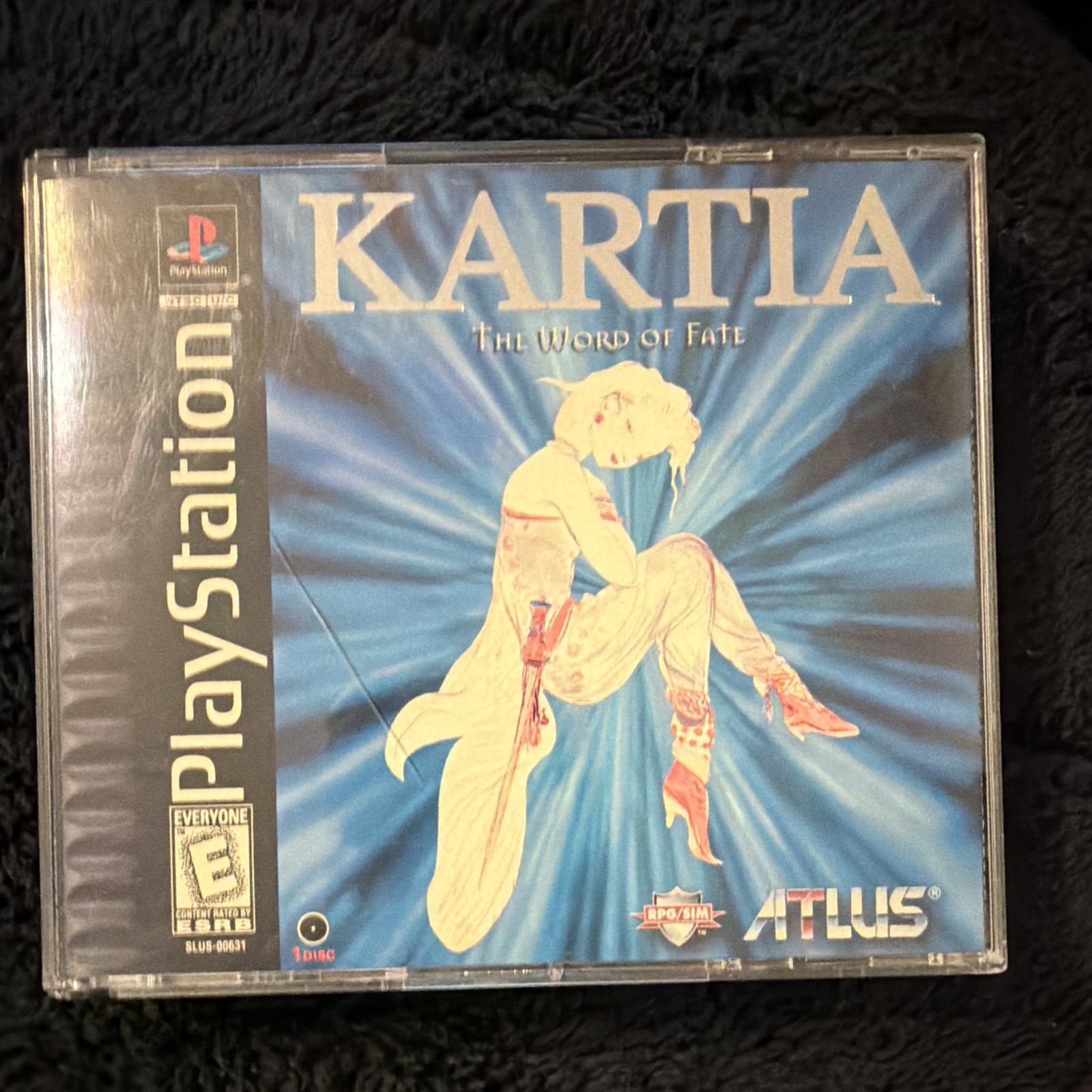 Atlus Kartia: The Word of Fate Sony PlayStation 1 PS1 Manual NTSC-U/C 1998