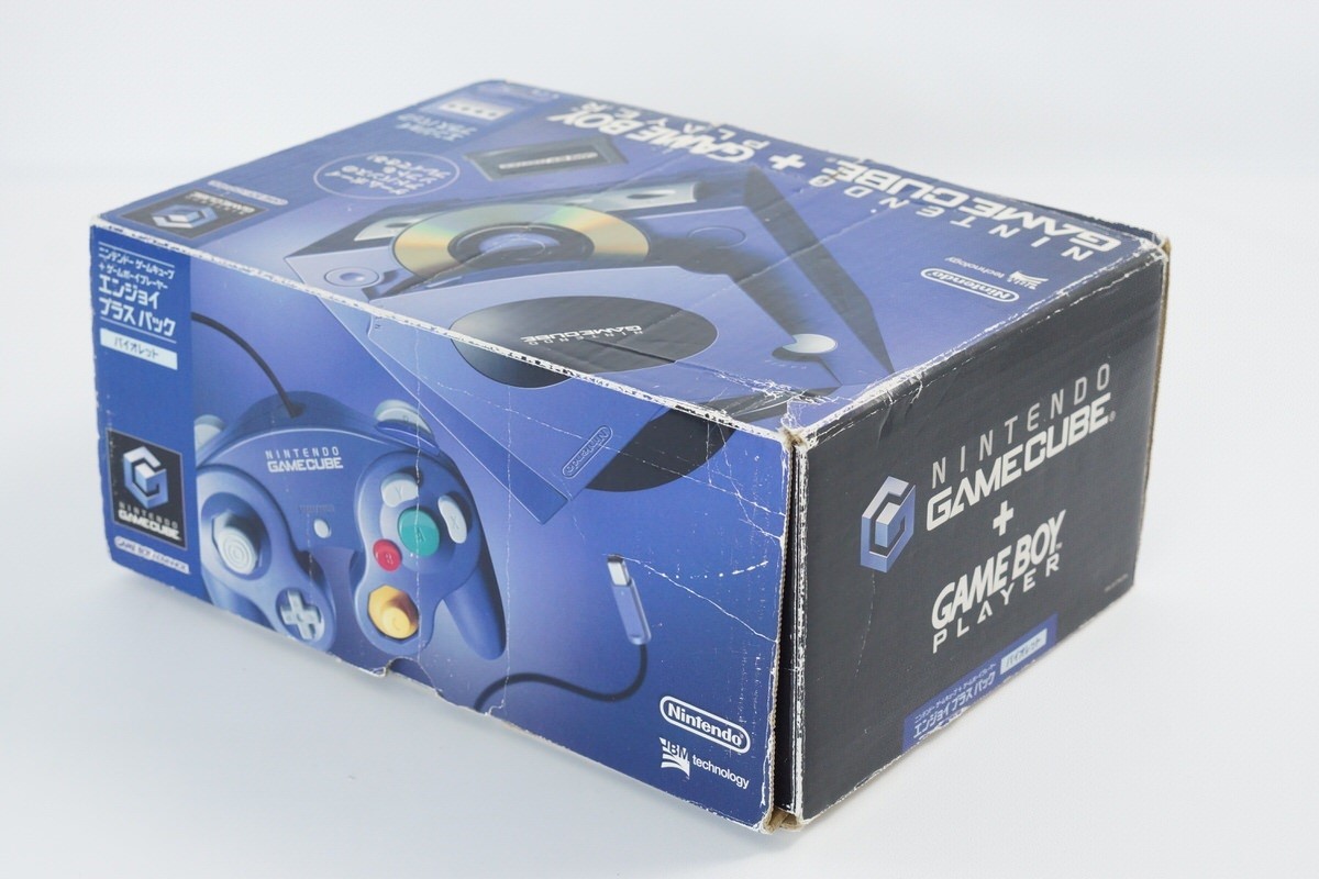 Nintendo Gamecube Violet Console Enjoy Plus DOL-001 JP For Japan CD DN12099230