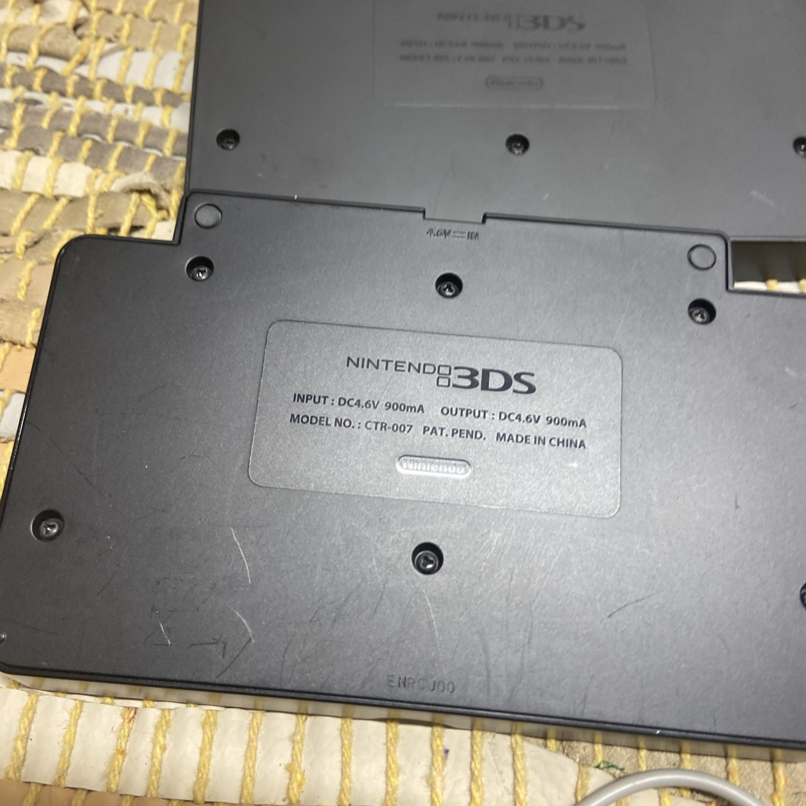 Lot Of 6 Original Nintendo 3DS Battery Charging Dock Cradle Base Black CTR-007