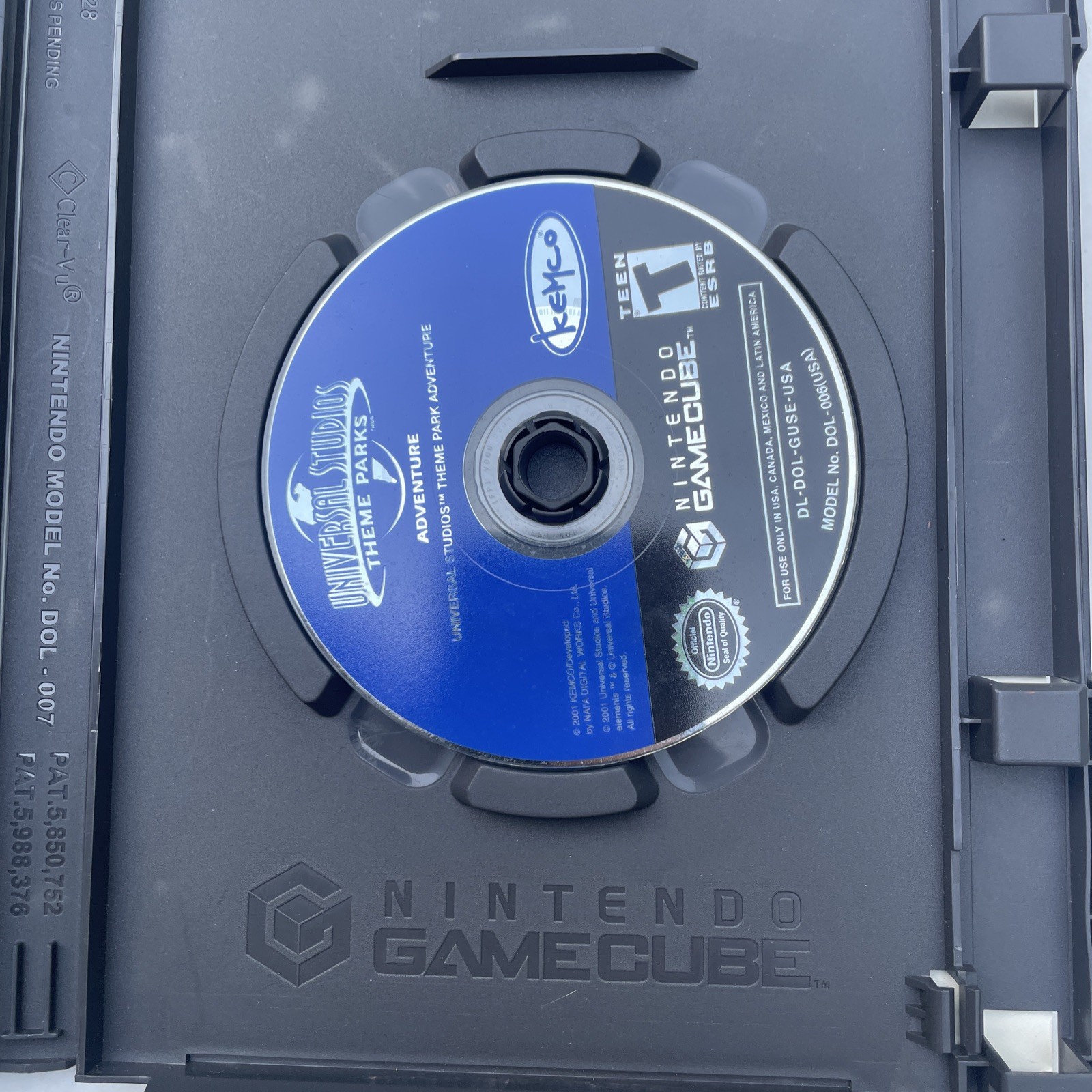 Nintendo Gamecube Universal Studios: Theme Park Adventure Game w/ Manual & Case