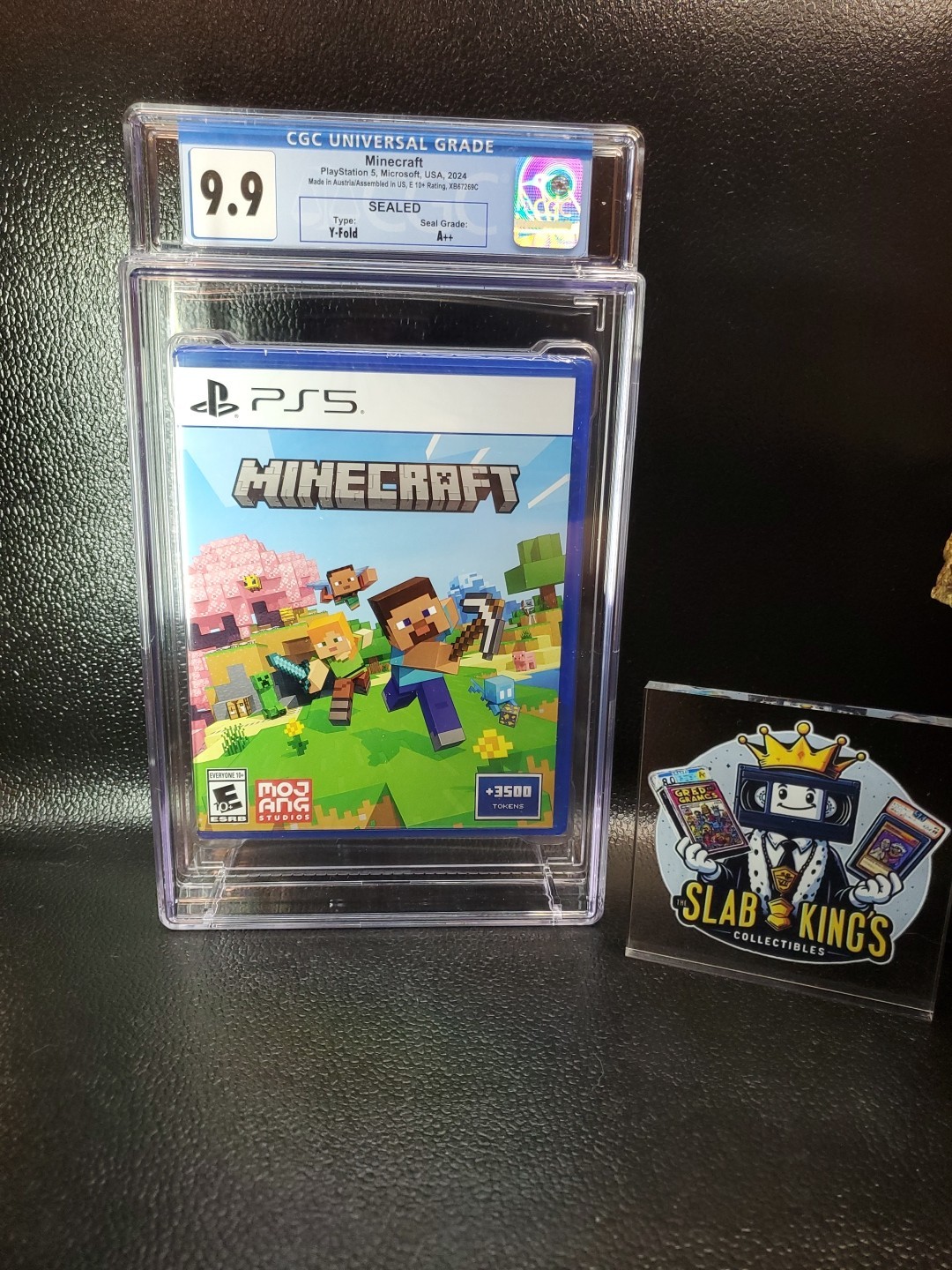 MINECRAFT 3500 Bonus Coins Edition (PS5-2024), CGC Graded (9.9-A++)