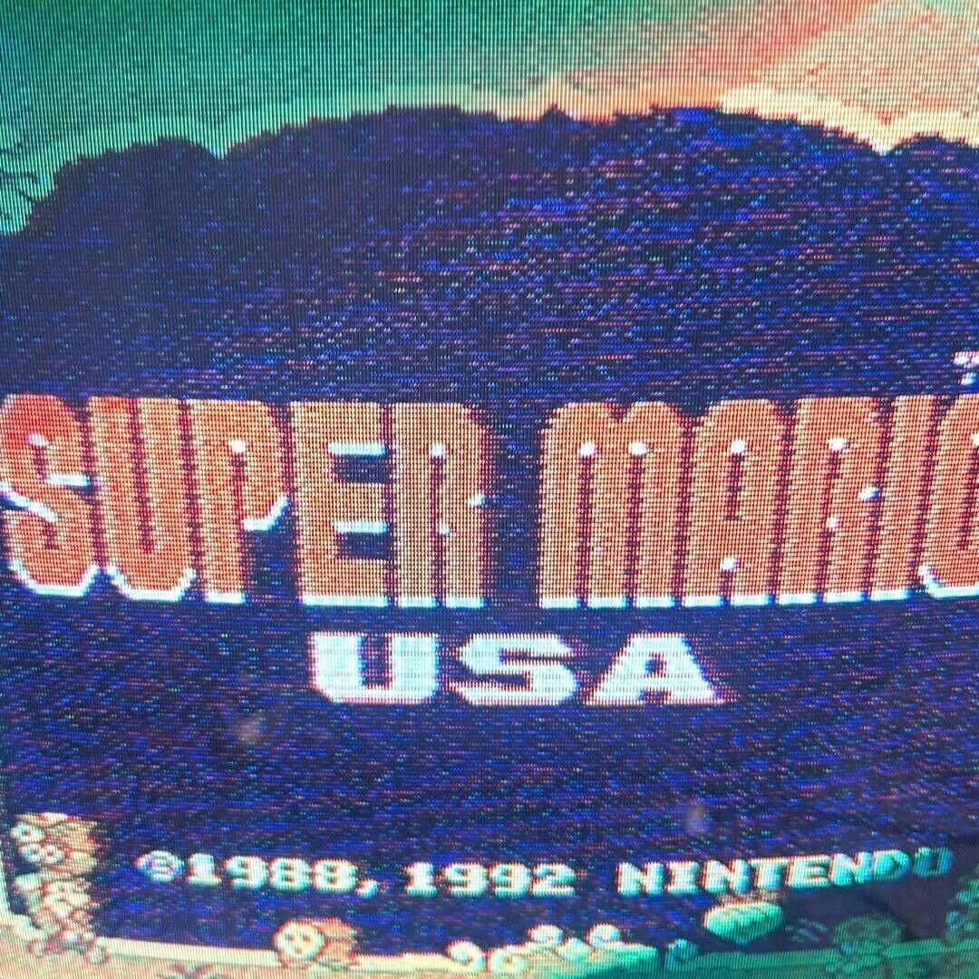 Super Mario USA Nintendo Famicom NES 1992 HVC-MT Japanese Version Retro game