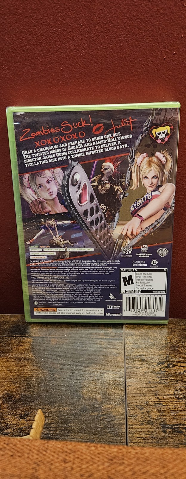 Lollipop Chainsaw – Microsoft Xbox 360. Brand NEW!!! Sealed!!