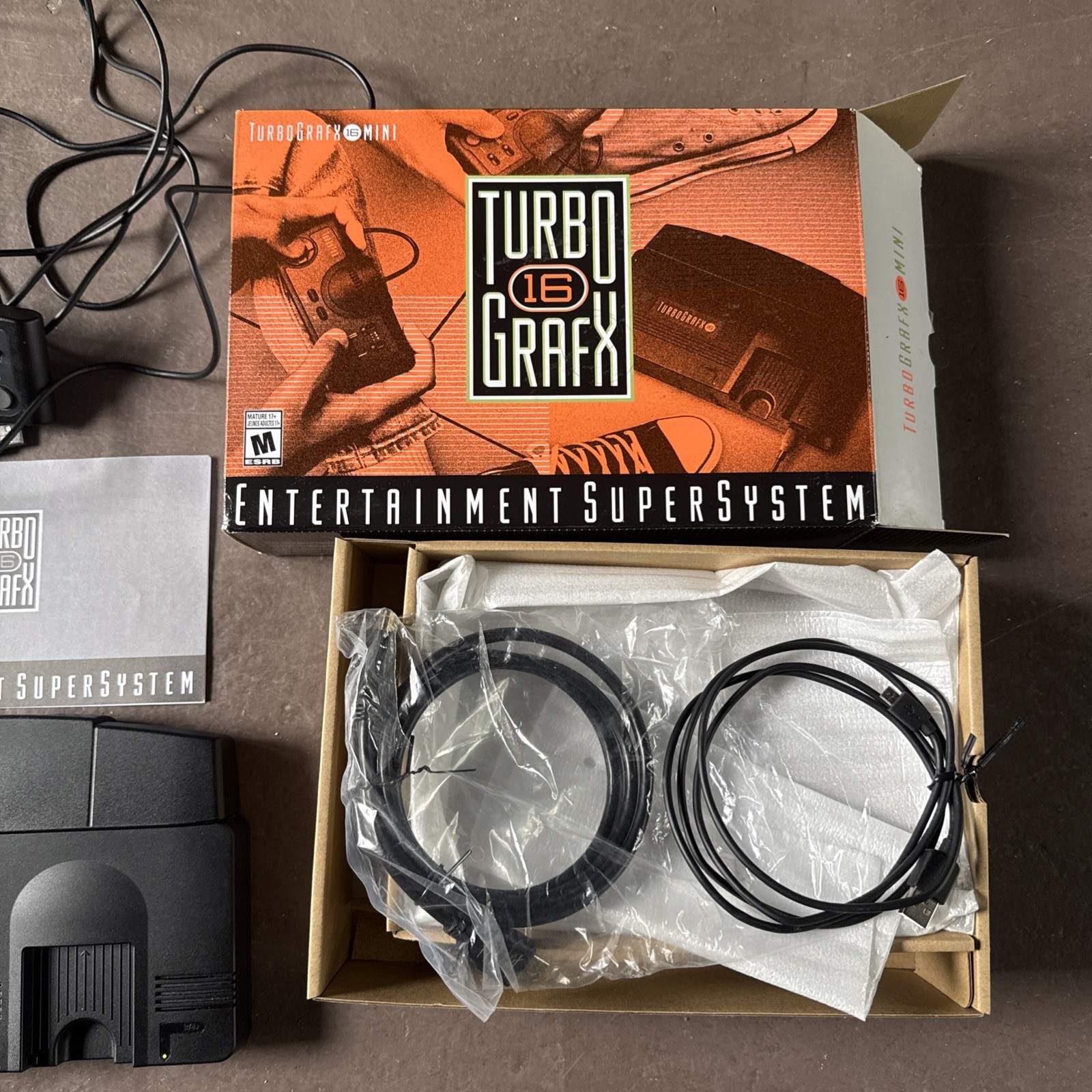 TurboGrafx 16 Mini Game Console 2020 Edition PC Engine TG16 HDMI NEC Used w/ Box